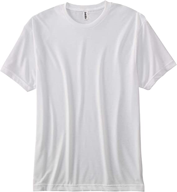  Sublivie 100% Polyester Crew Neck Short Sleeve Sublimation T-Shirt