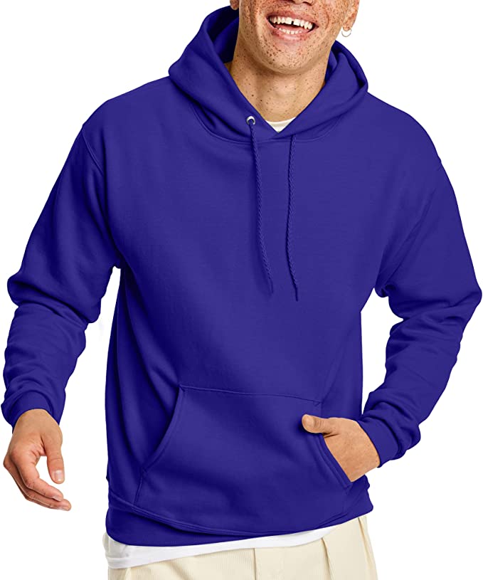 Hanes Men's Sweatshirt, Poly Cotton Fleece Outfit