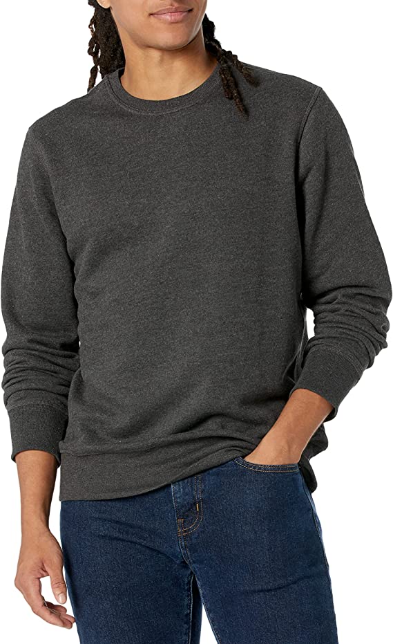  Amazon Essentials Men's Fleece Crewneck Sweatshirt