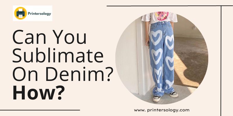 can you sublimate on denim